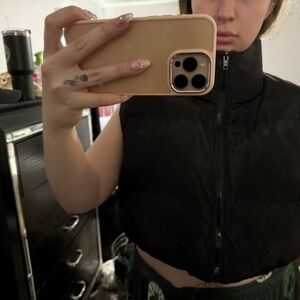 Black Puffer Vest